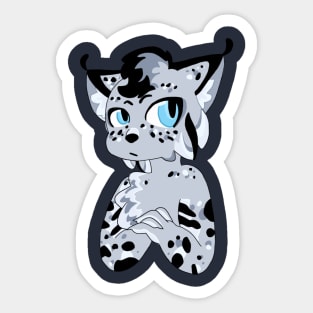 Lynx Girl Sticker